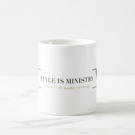 O estilo é caneca do ministério