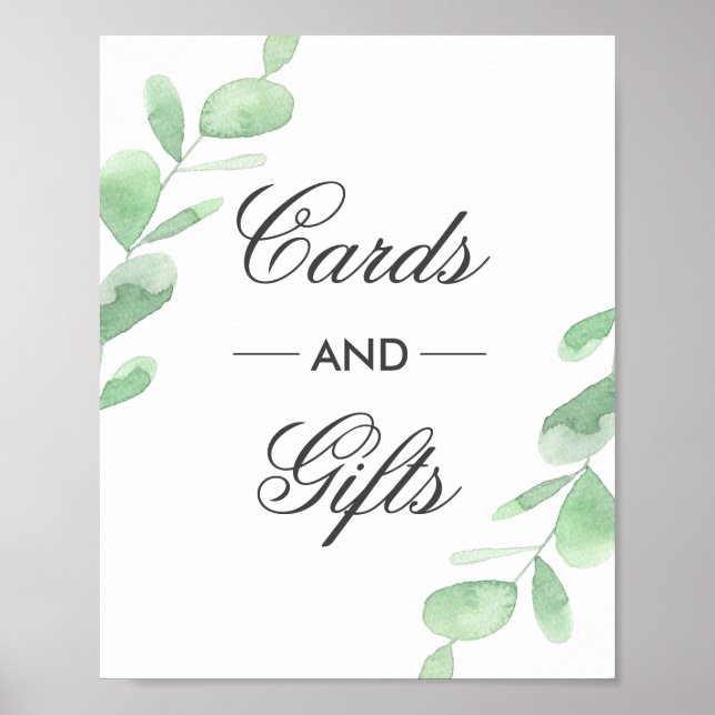 O eucalipto sai. Cartões e presentes Poster (Frente)