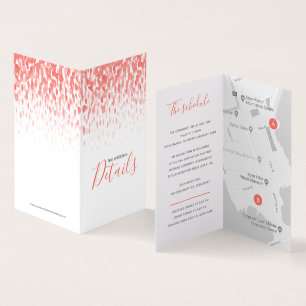 O evento do casamento detalha o mapa coral da