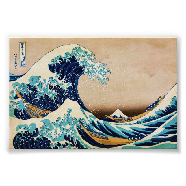 O Excelente Wave de Hokusai - Impressões de fotos  (Frente)