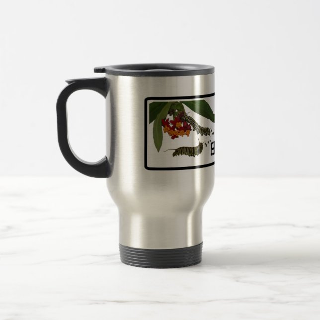 O excremento acontece caneca de viagem (Esquerda)