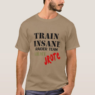 O exército JROTC, treina insano, t-shirt da equip