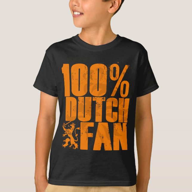 O fã holandês de 100% caçoa o t-shirt (Frente)