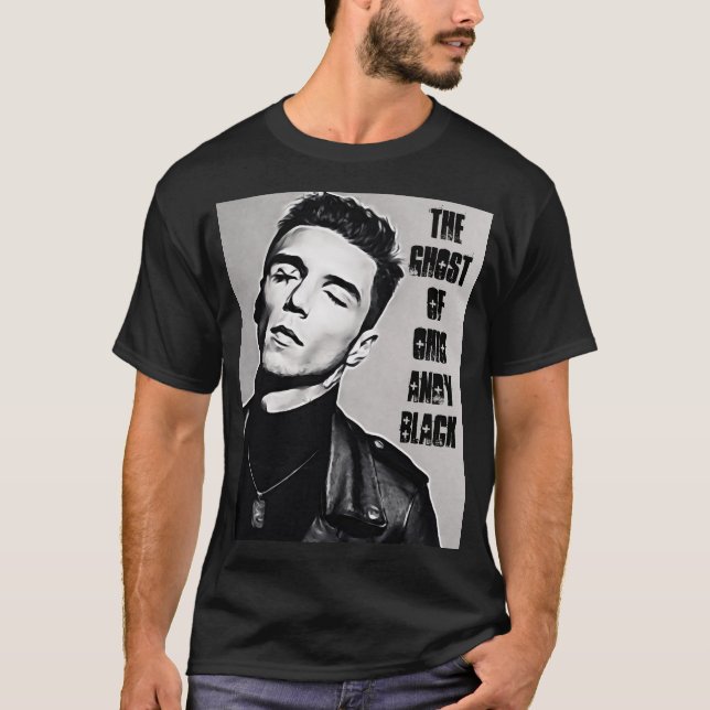 O fantasma do t-shirt preto de Ohio Andy (Frente)