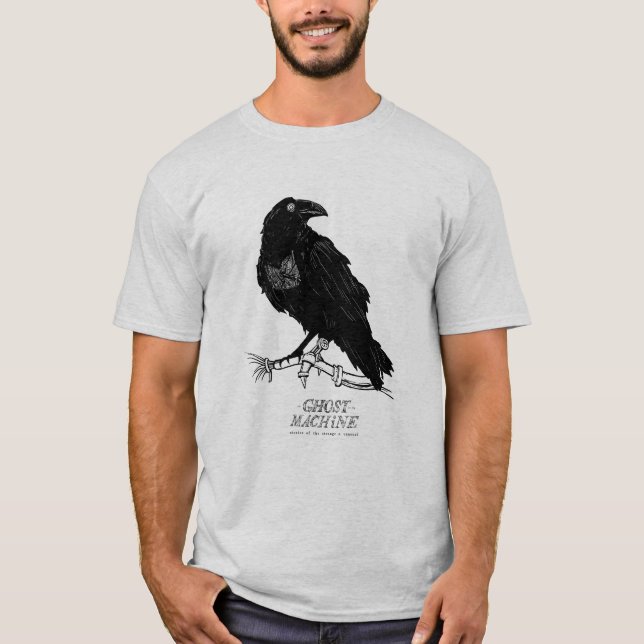 O fantasma em meu t-shirt do "corvo" da máquina (Frente)