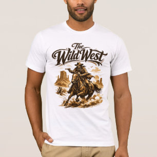 O Faroe Oeste – Camiseta Cowboy em Ação