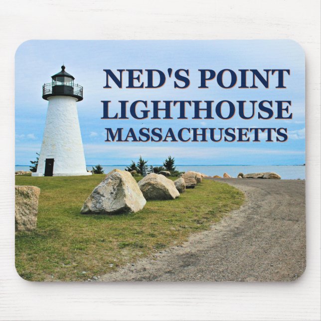 O Farol Point de Ned, Massachusetts Mousepad (Frente)