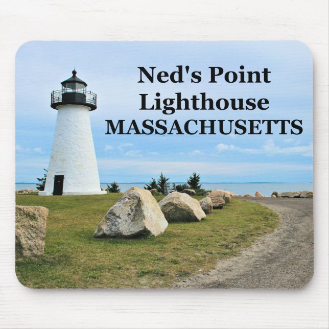 O Farol Point de Ned, Massachusetts Mousepad (Frente)