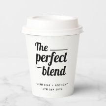 O Favor Do Café De Casamento De Mistura Perfeita