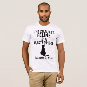 O FELINO O MENOR É uma OBRA-PRIMA, t-shirt do CAT