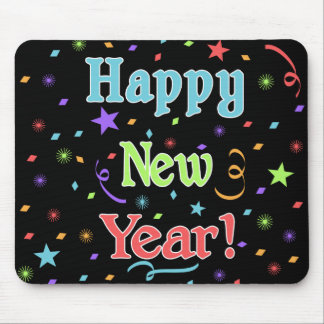 O feliz ano novo Mousepad