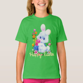 O feriado do coelhinho da Páscoa caçoa o t-shirt