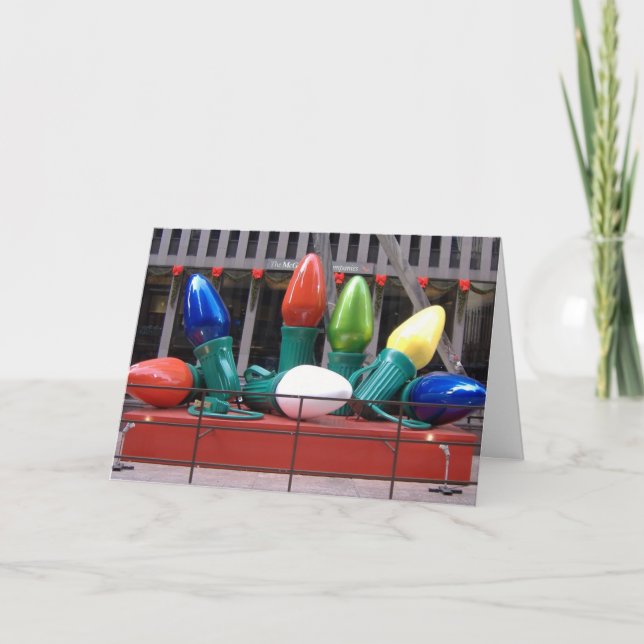 O feriado ilumina o cartão 2 (Frente)