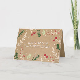 O FERIADO RAMIFICA CARTÃO DE CARTÕES DE NATAL DE