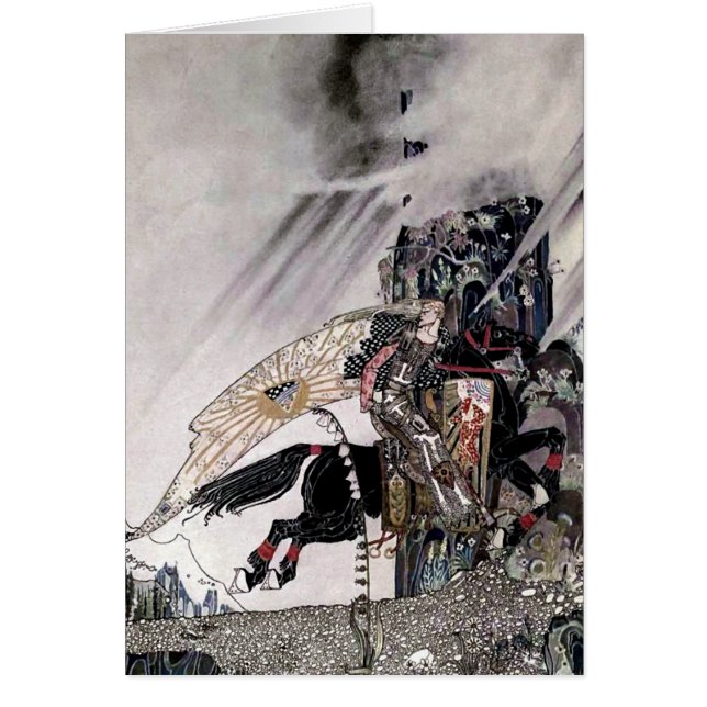 O filho da viúva pelo cartão de Kay Nielsen (Frente)