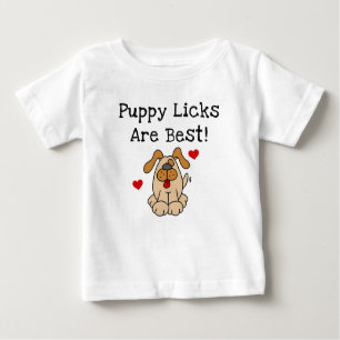 O filhote de cachorro Licks é o melhores camiseta