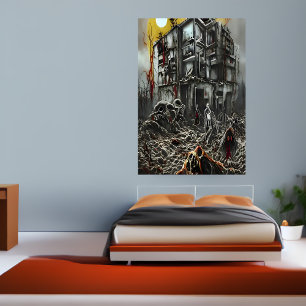 O fim do mundo AI Art Poster