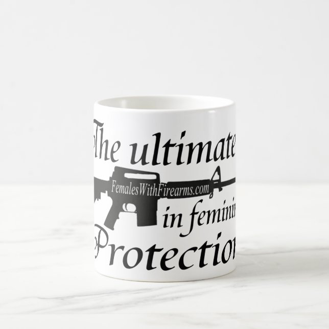 O final na caneca feminino da proteção (Centro)