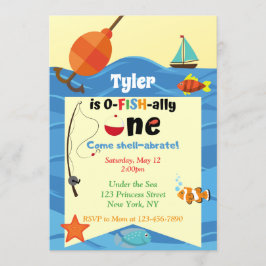 O-Fish-ally Um Convite de Aniversário