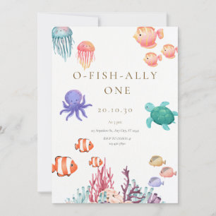 O-Fish-Ally Um Convite De Aniversário