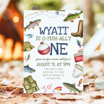 O-Fish-Ally Um Convite Para O primeiro aniversario
