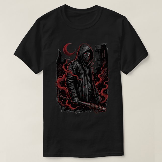 🔥 O Fora da Lei das Sombras – Camiseta de Fantasi (Frente do Design)