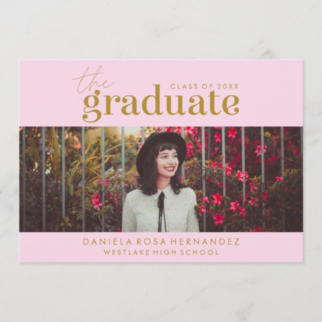 O FORMANDO NEGRITO | CONVITE À GRADUAÇÃO DE FOTOS (Frente)