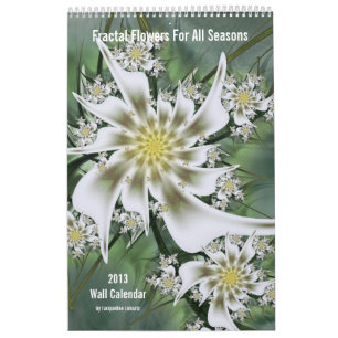 O Fractal 2013 floresce o calendário de parede