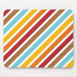 O fundo da diagonal retro listra Mousepad
