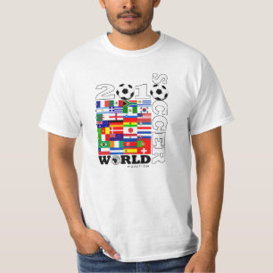 O futebol 2010 do t-shirt do campeonato do mundo