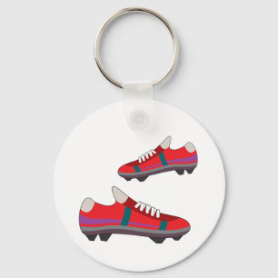 O futebol calça o chaveiro