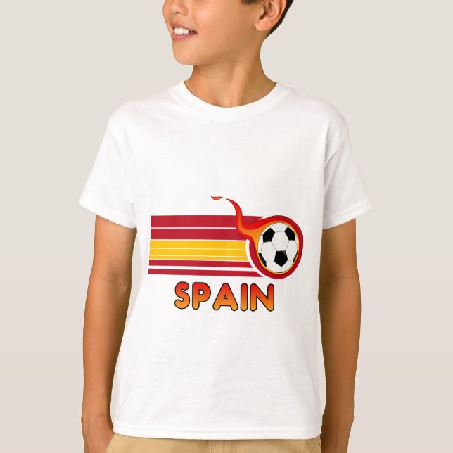 O futebol da espanha caçoa o t-shirt (Frente)