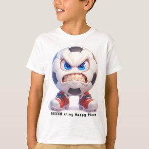 O futebol é a minha camiseta de imagens de lugares