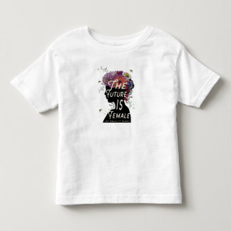 O futuro é fêmea - t-shirt da criança