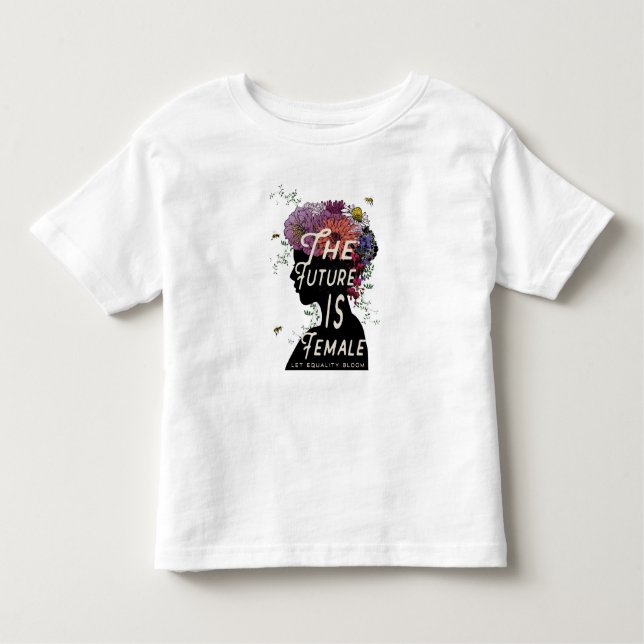 O futuro é fêmea - t-shirt da criança (Frente)
