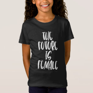 O futuro é pia batismal do branco do t-shirt dos