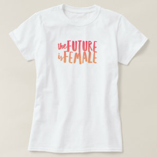 O futuro é t-shirt fêmea