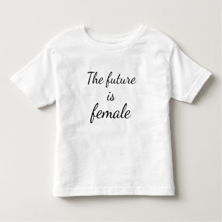 O futuro é t-shirt fêmea do jérsei da criança