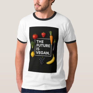 O Futuro É Vegan T-Shirt - Teto Dos Direitos Dos A