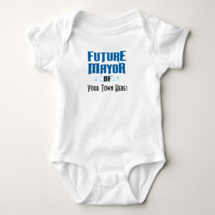 O futuro prefeito de macacão para bebê