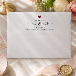 O Futuro Sr. e Sra. Red Heart Wedding