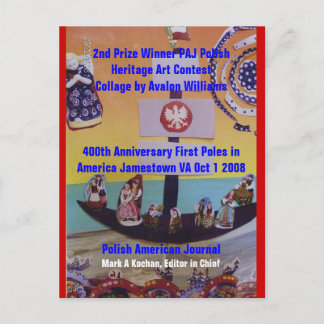 O ganhador do Prêmio de segundo de Cartão poste PA