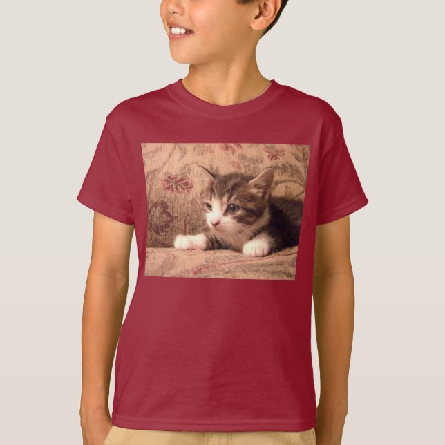 O gatinho cardinal caçoa a camisa (Frente)