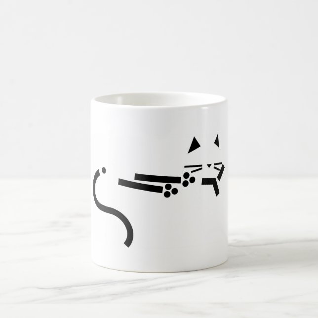 O gato essencial - caneca do desenhista para o (Centro)