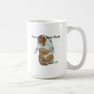 O gato I've obteve uma caneca agradável do bumbum