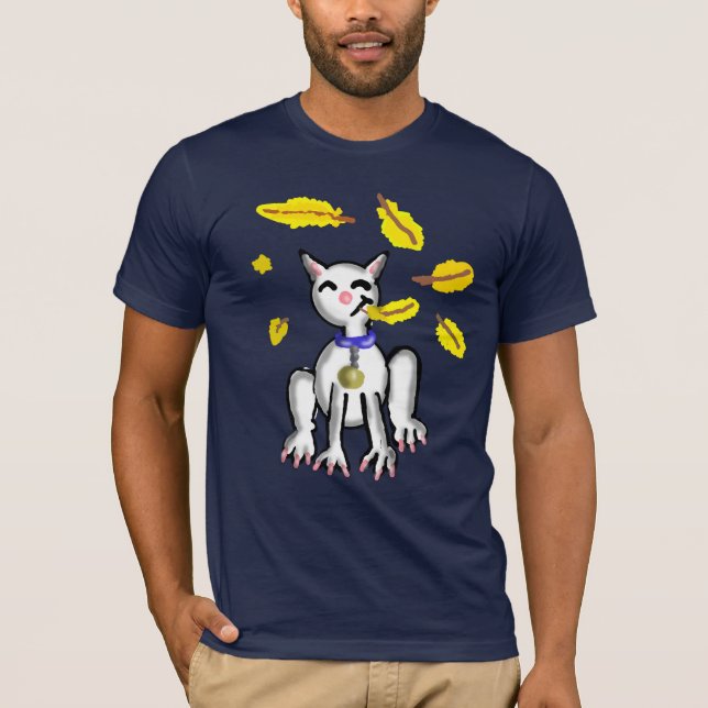 O gato que comeu o t-shirt amarelo (Frente)