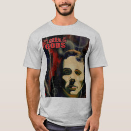 O Geek da camiseta básica dos deuses