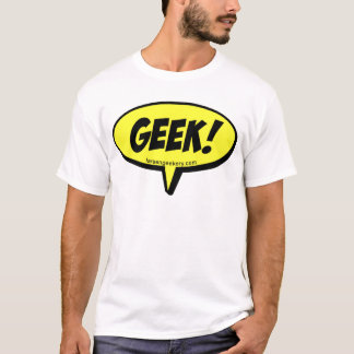O geek fala o t-shirt