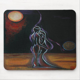 O gêmeo arde Mousepad