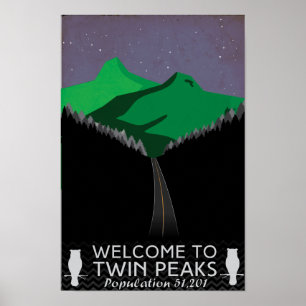O gêmeo repica o poster de viagens